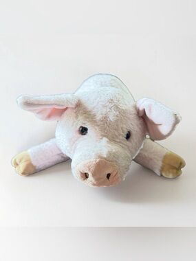 Gund HAMLET Pink Pig 12" Soft Plush Stuffed Animal Toy #30081 Clean